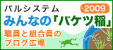 パルシステム　みんなの「バケツ稲」2009　職員と組合員のブログ広場