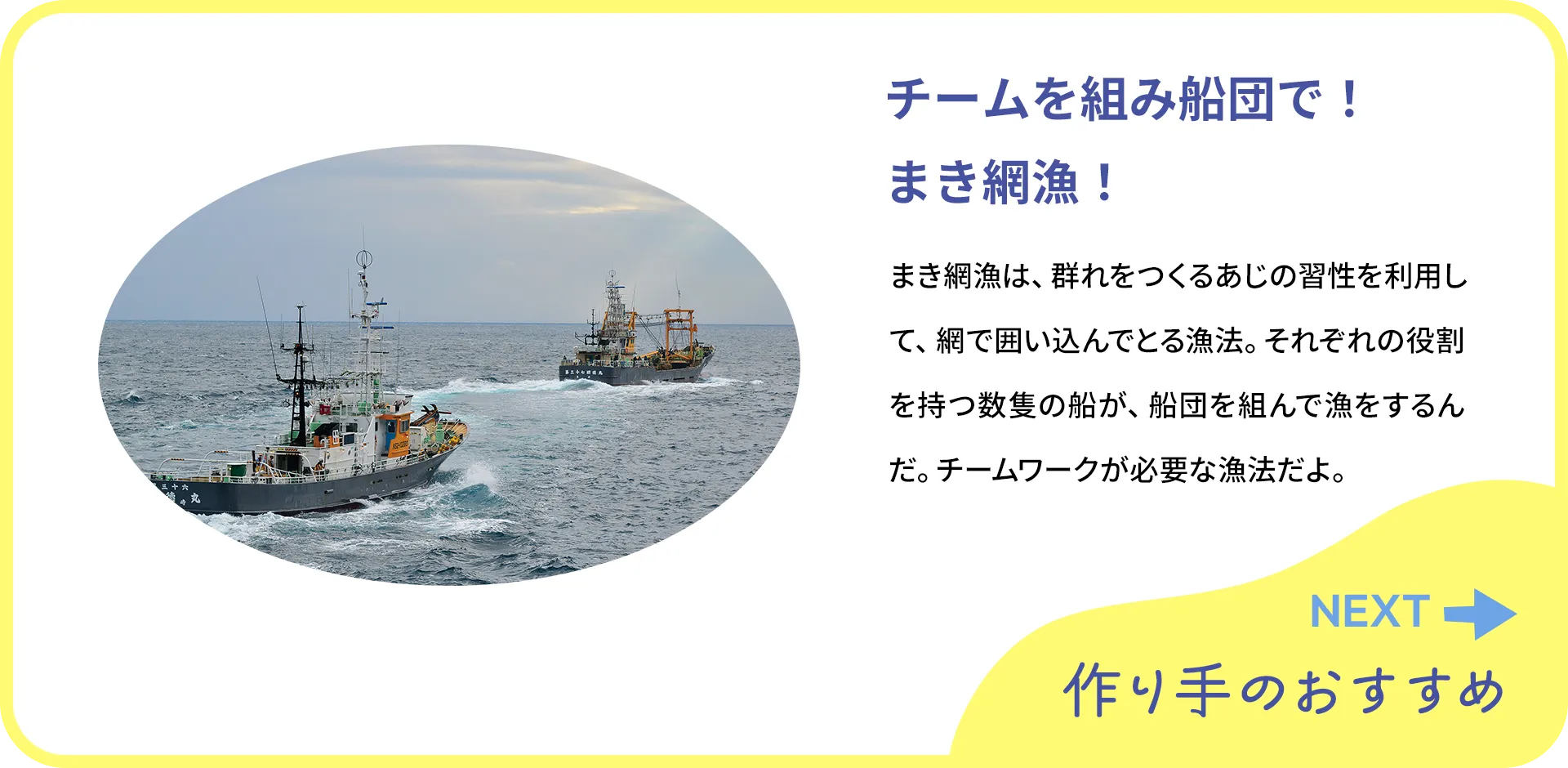 お魚クイズの2つ目の質問
