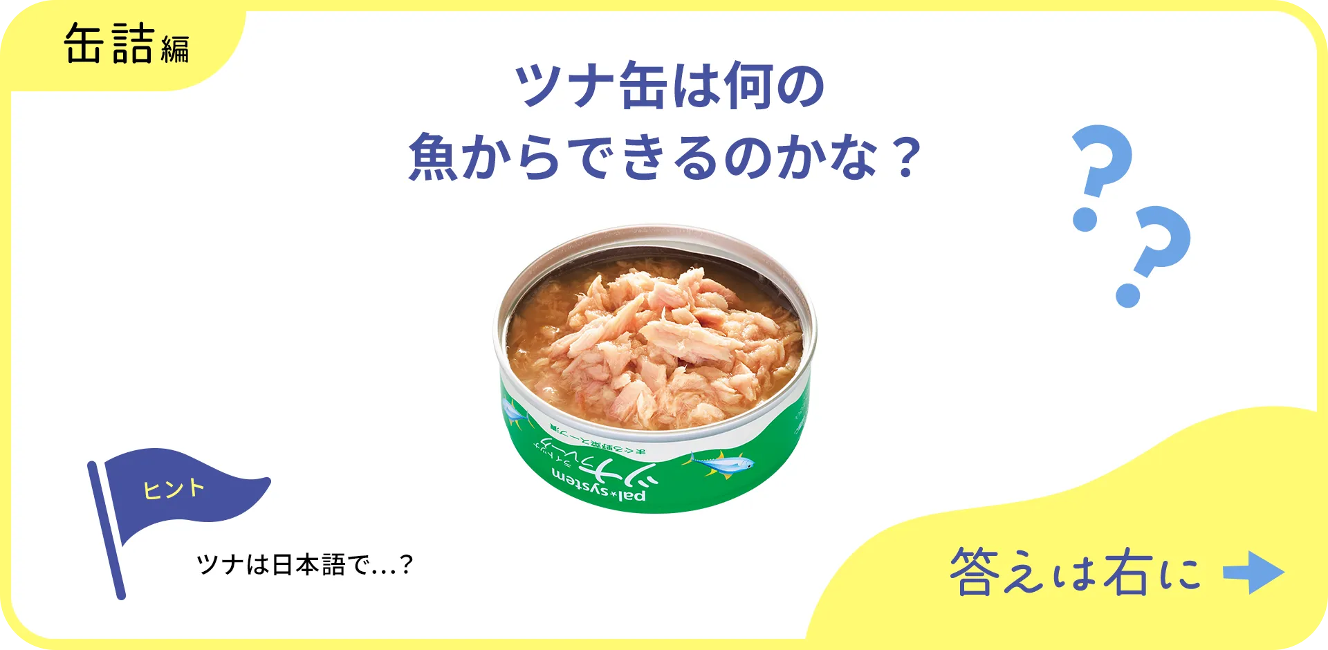 お魚クイズの1つ目の質問