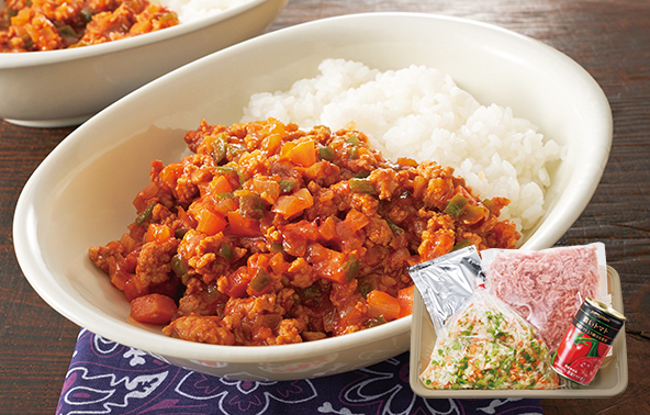 トマト風味のドライカレーセット